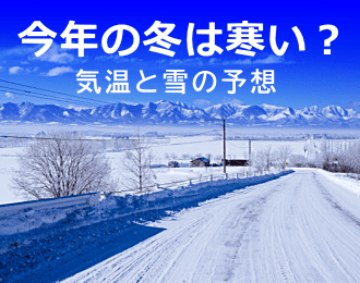 冬の気温と雪の予想（2024年-2025年）